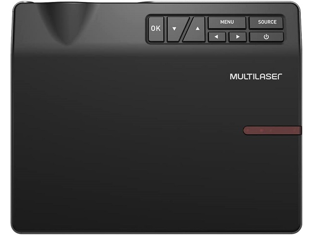 Projetor Smart Screen Linux Multilaser, 4500 Lumens, Wifi, HDMI, USB, Som Integrado, Bivolt, Preto - PJ004