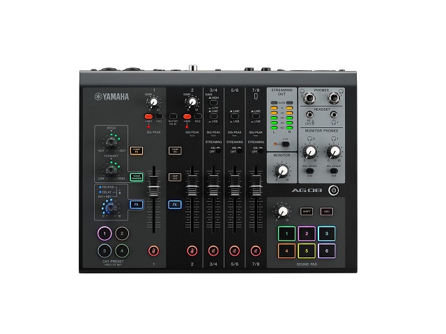 Mixer de áudio Yamaha - AG08 B