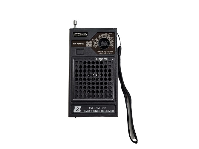 Radio Portatil 3 FXS Motobras RMPSMP-32 PRETO