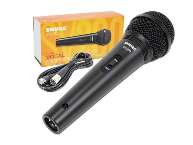 Microfone com fio Shure SV200