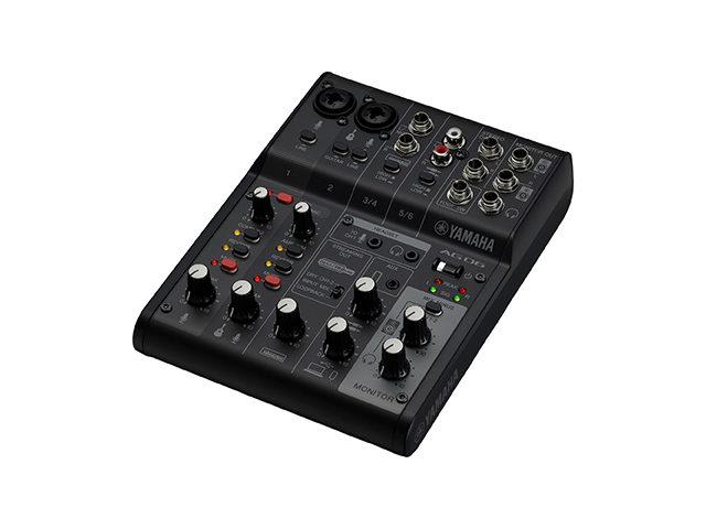 Mixer de áudio Yamaha - AG06 MK2 Black