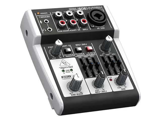 Mixer de áudio Behringer XENYX 302USB