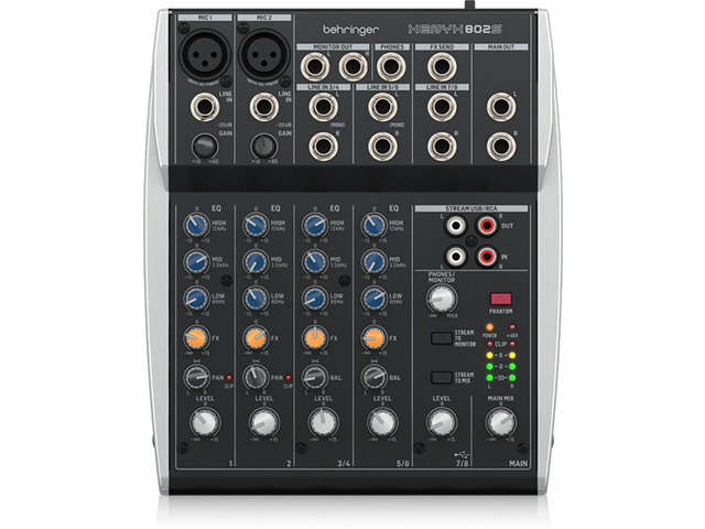 Misturador de Audio Behringer Xenyx 802S-USB