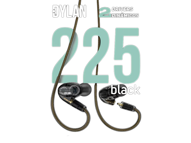 Fone de Ouvido Dylan IN EAR M.Palco  DE-225 Preto