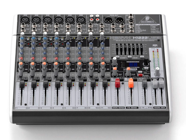 Mixer de Áudio - Behringer Xenyx X1222 USB
