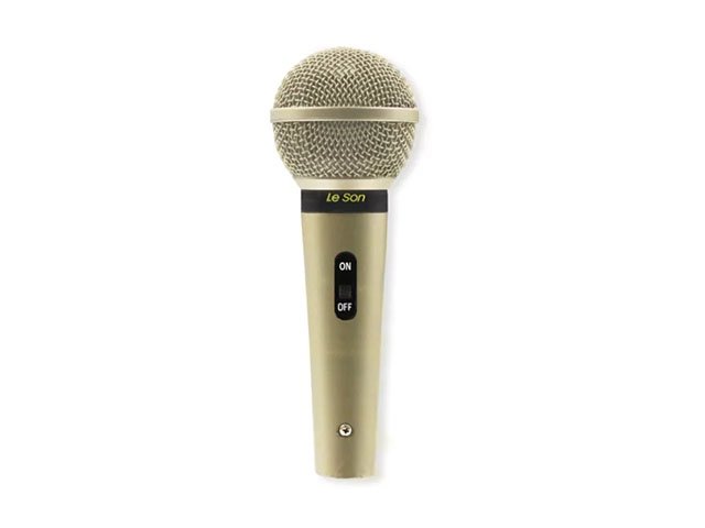 Microfone com fio Leson SM58 P4* Champagnhe