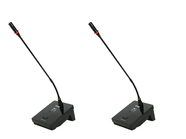 Microfone sem fio Dylan duplo(02) Gooseneck c/base UDX-33