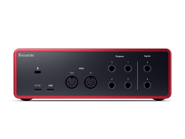 Interface de Audio Focosrite Scarlett 4I4 (4TH GEN)