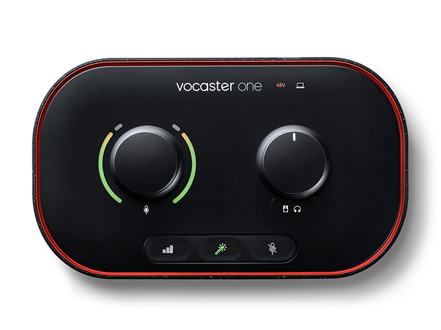 Interface de Áudio Focusrite Vocaster One