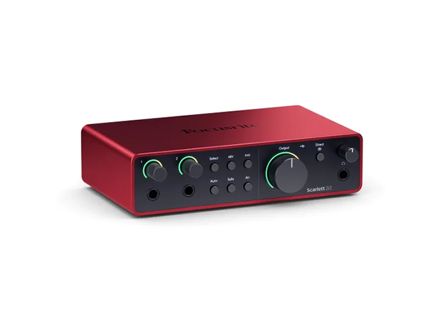  Interface de Audio Focosrite Scarlett 2I2 (4TH GEN)