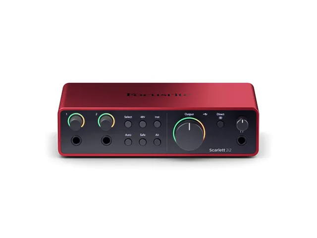  Interface de Audio Focosrite Scarlett 2I2 (4TH GEN)