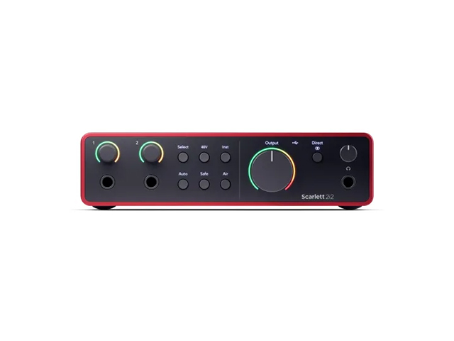  Interface de Audio Focosrite Scarlett 2I2 (4TH GEN)