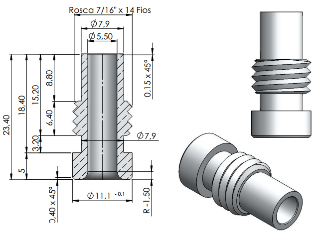 Redutor UHF - Klc - KM-2R