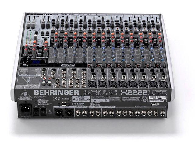 Mixer de Áudio - Behringer Xenyx X2222 USB