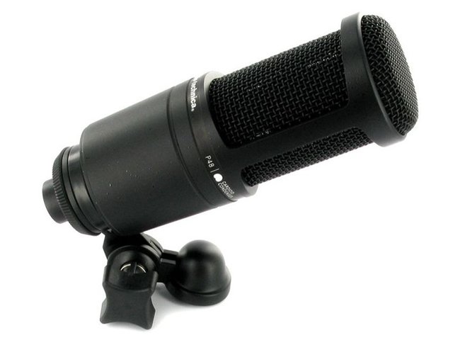 Microfone com fio - Audio Technica AT2020
