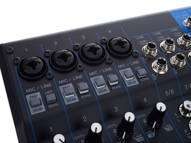 Mixer de áudio Yamaha - MG10