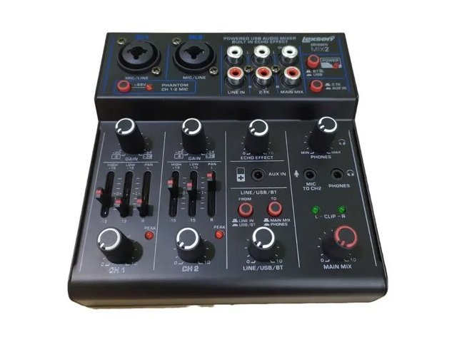 Mixer de áudio LEXSEN STREAM MIX 2