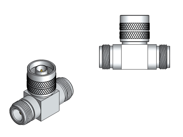 Adaptador N (T) 2 fêmea x 1 macho - Klc - CA-5