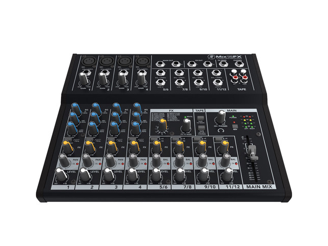 Mixer de Áudio - Mackie Mix12FX