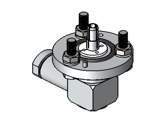 Conector KLC C/Flange EIA 7/8 COTOVELO 90° Cabo 1/2 EIA-16