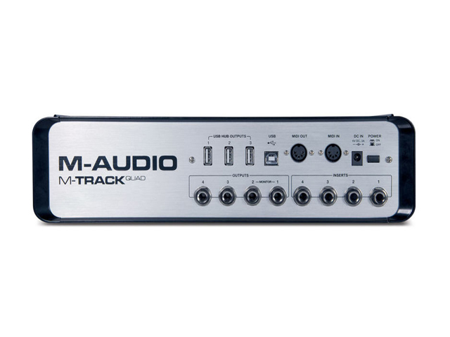 Interface de áudio M-Audio M-Track Quad