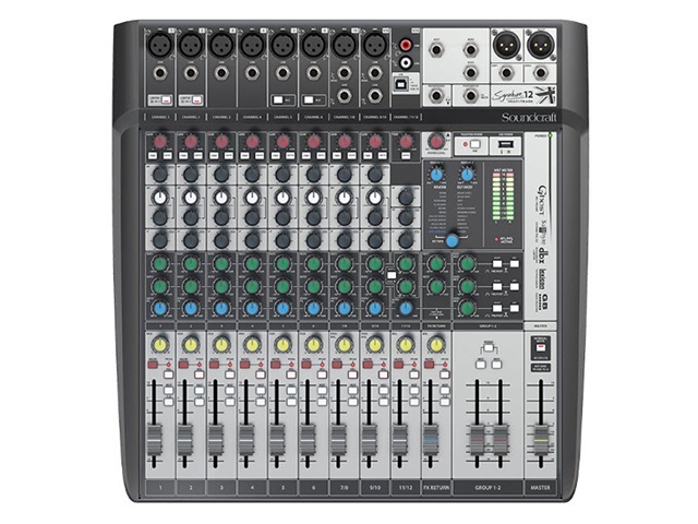 Mixer de Áudio - Soundcraft - Signature 12 MTK