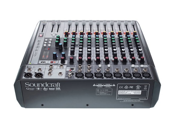 Mixer de Áudio - Soundcraft - Signature 12 MTK