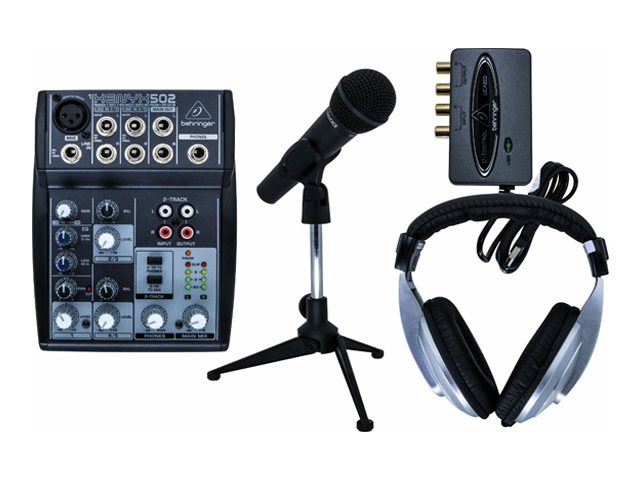 Interface de áudio para estúdio Behringer PODCASTUDIO USB