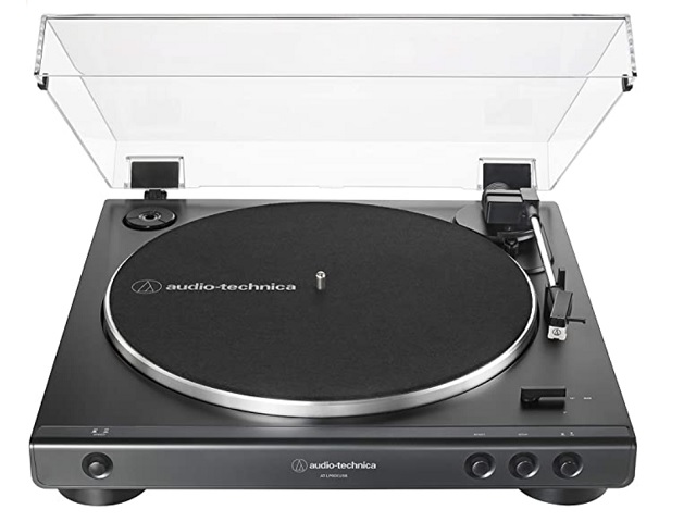 Toca Disco Vinil USB Audio-Technica AT-LP60XUSB-BK-C