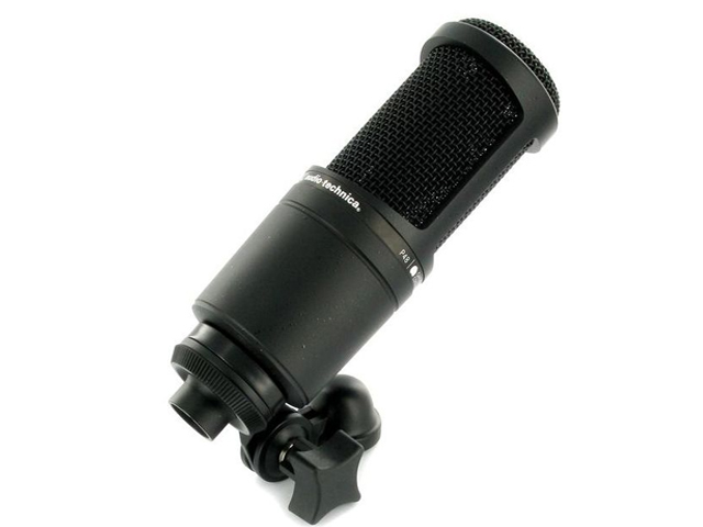 Microfone com fio - Audio Technica AT2020