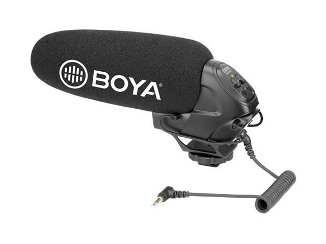 Microfone Com fio  Boya Shotgun BY BM3031