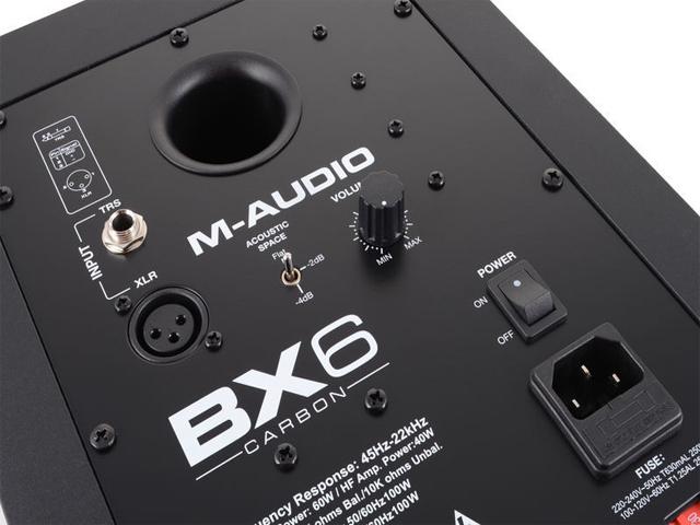 Monitor de Referência M-Audio BX6 Carbon (PAR)