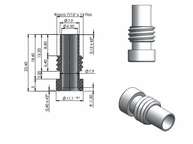 Redutor UHF - Klc - KM-1R