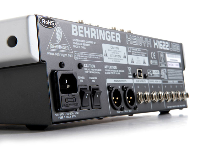 Mixer de Áudio - Behringer Xenyx X1622 USB 